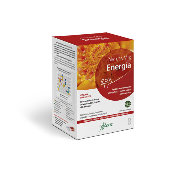 ABOCA NATURA MIX ADVANCED ENERGIA  20 SOBRES MONODOSIS BUCODISPERS